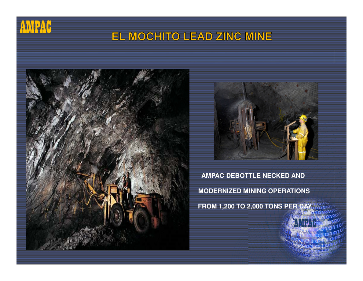 El Mochito underground mine